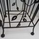 Wrought iron umbrella holder