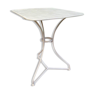 Wrought iron pedestal table