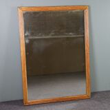 Patinated golden fireplace mirror eighteenth century 123 x 91.5 cm