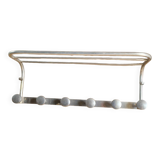 Porte-manteaux en aluminium  ( 6 patères) vintage