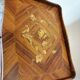 Marquetry bedside table
