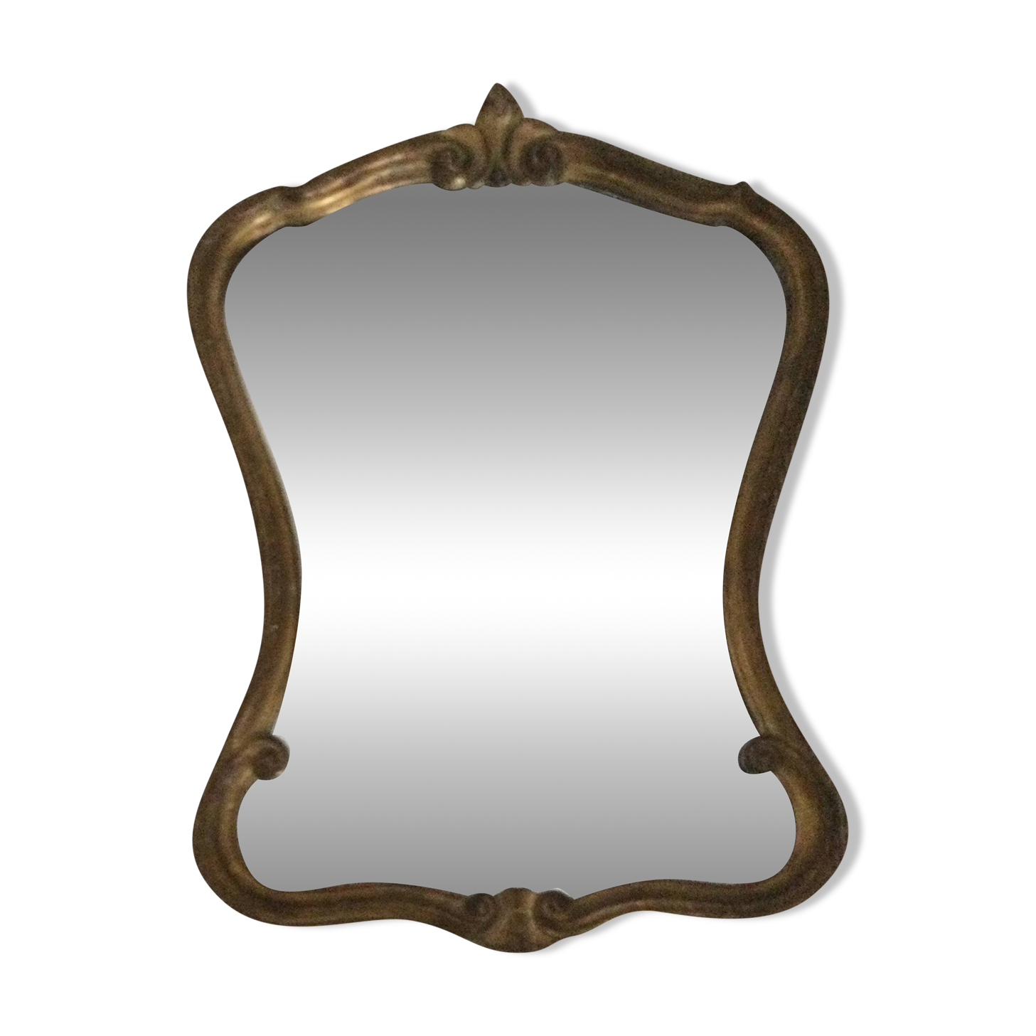 Antique gilded mirror