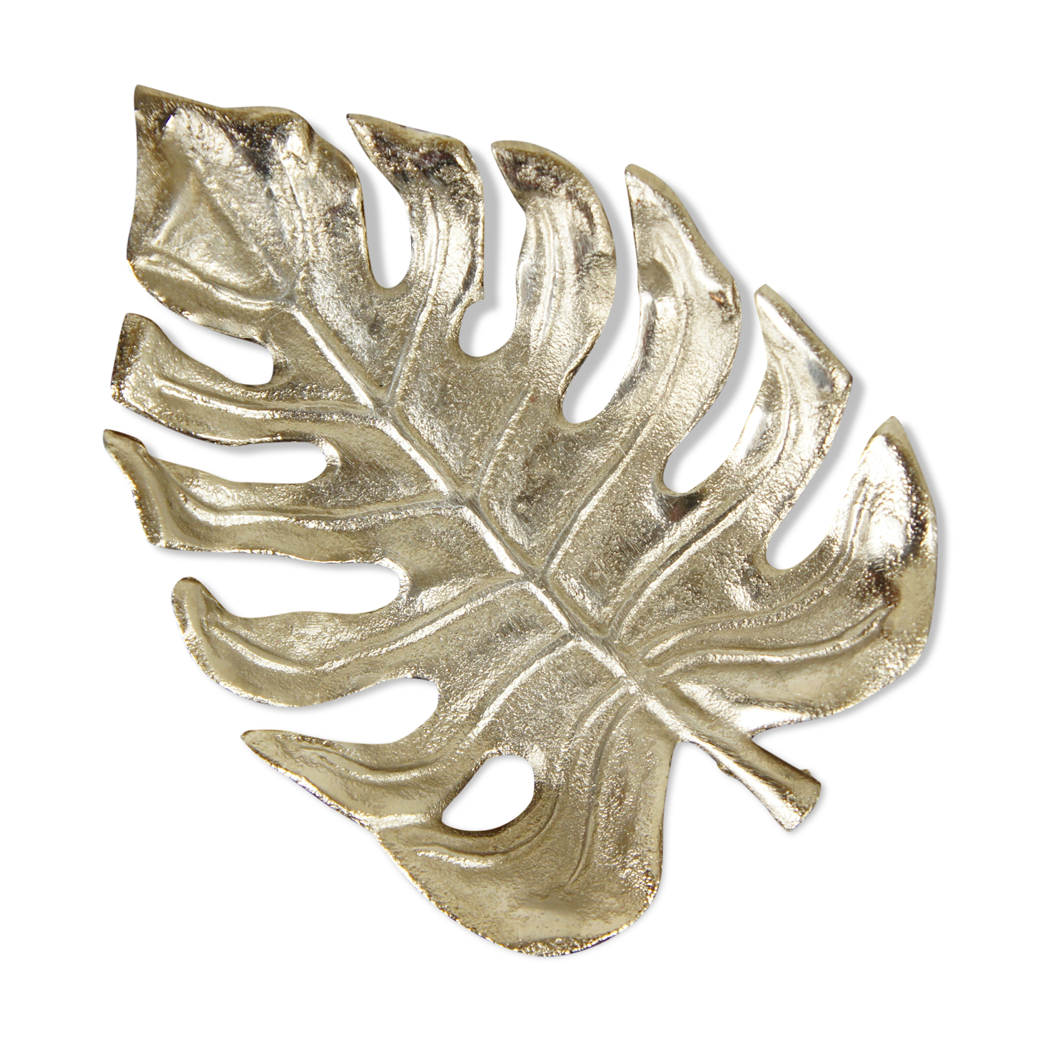 Empty pocket "sheet" in silver metal