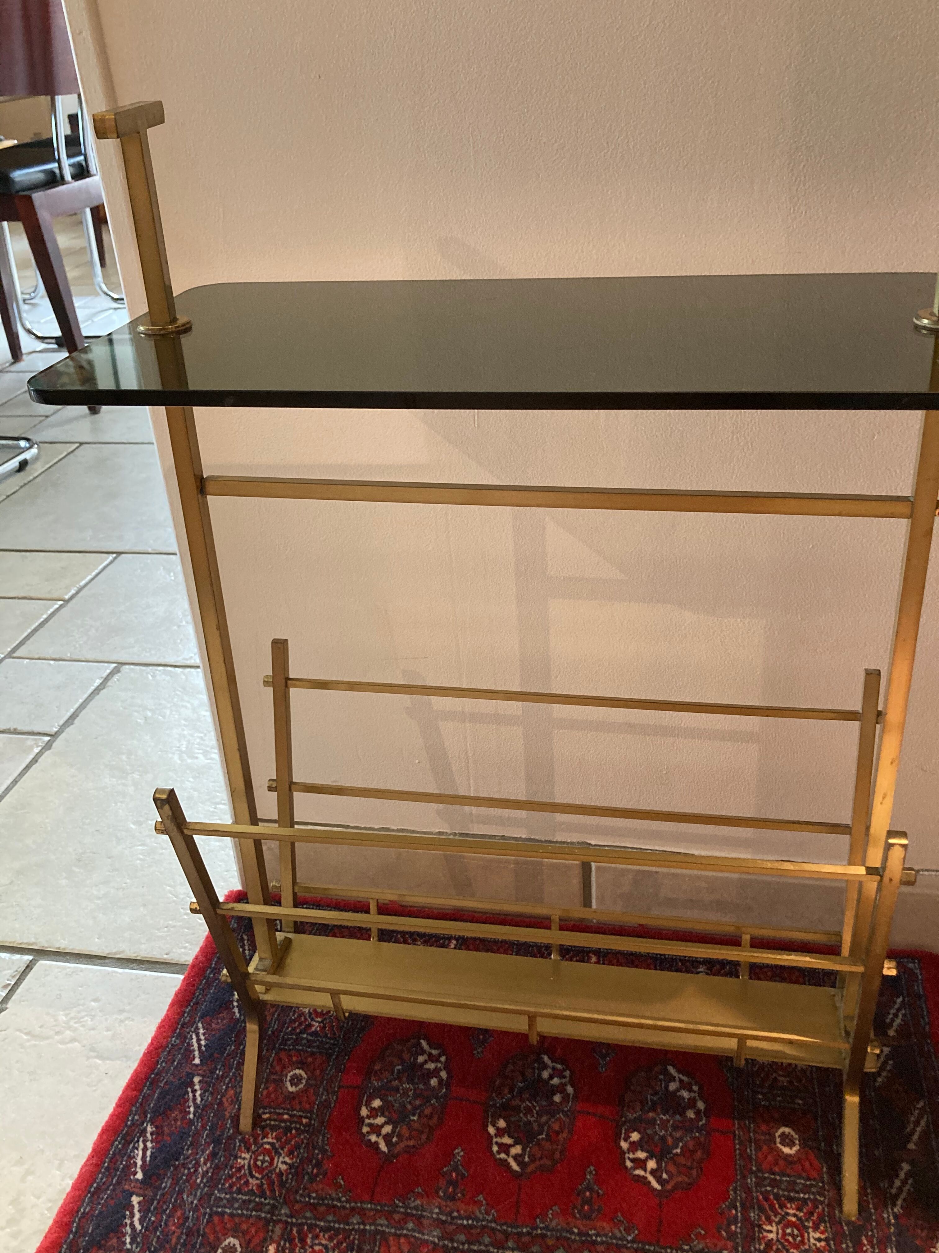 Brass art deco magazines