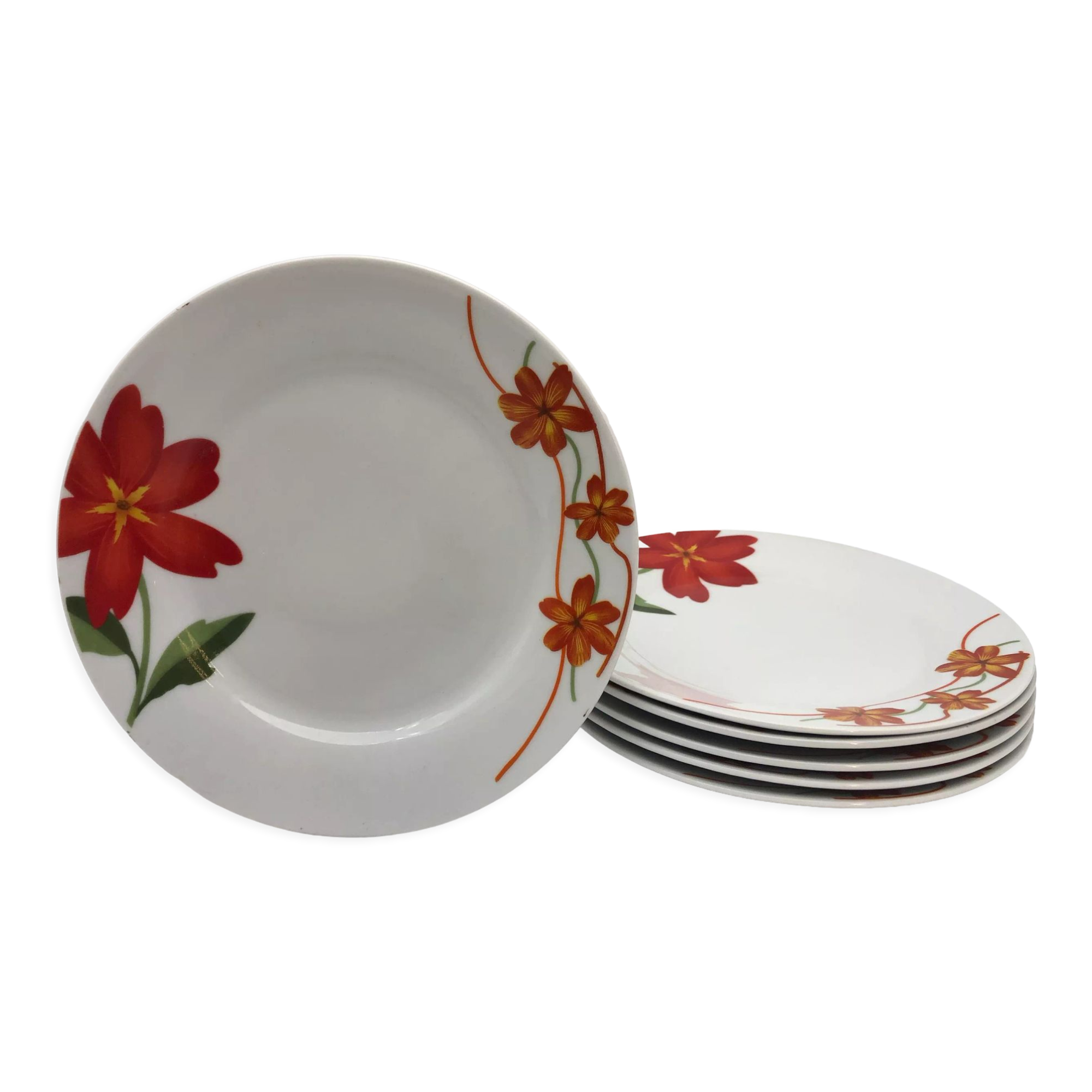 6 Dessert plates "Chriss G. Collection"