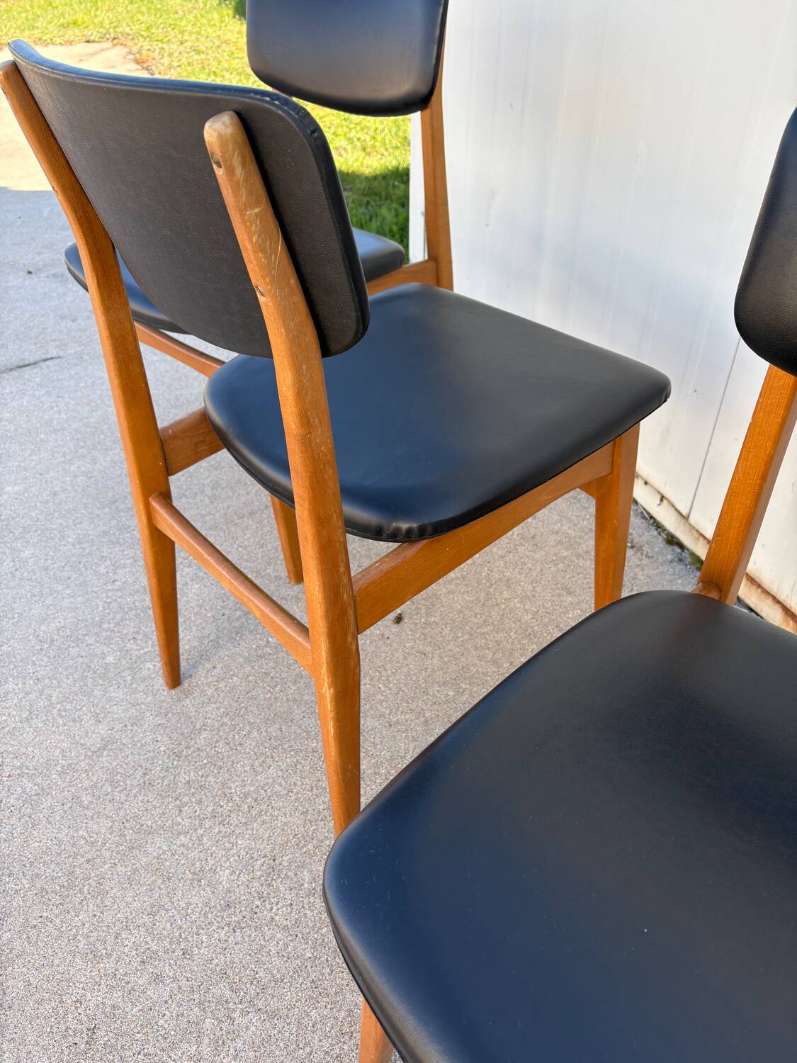 4 chaises vintage