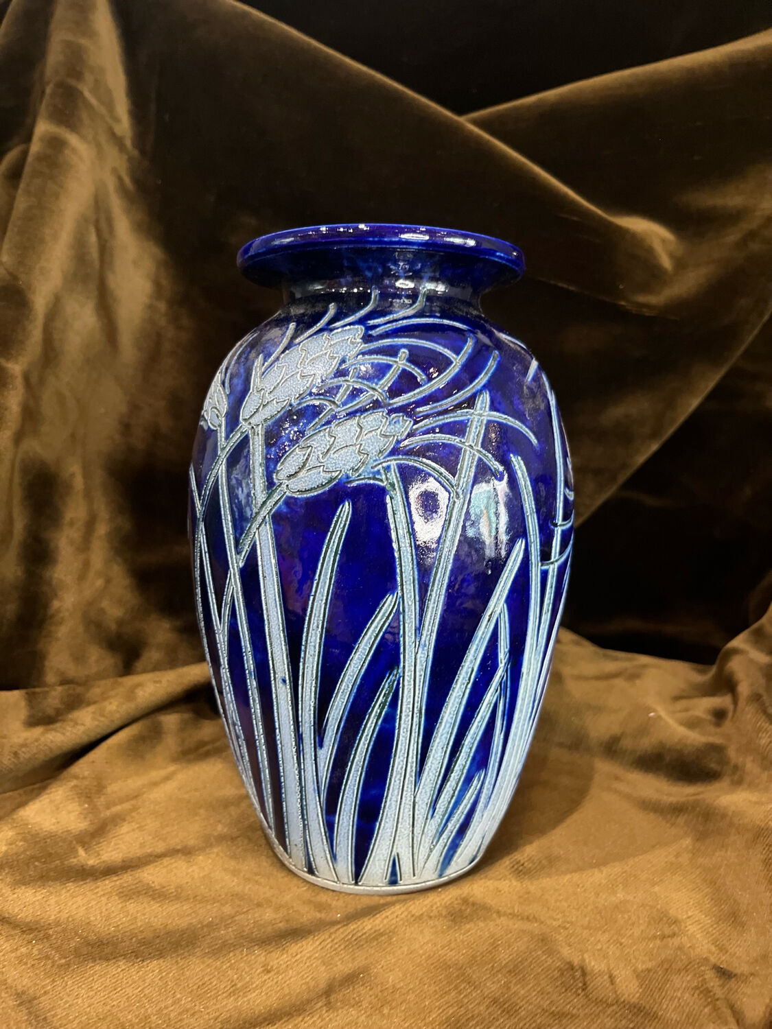 Série de 3 vases Burger Betschdorf  épis de blé