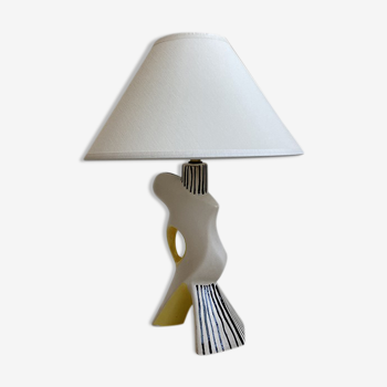 Lampe ceramique Vallauris 1950