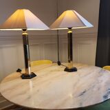 Vintage brass table lamps 70