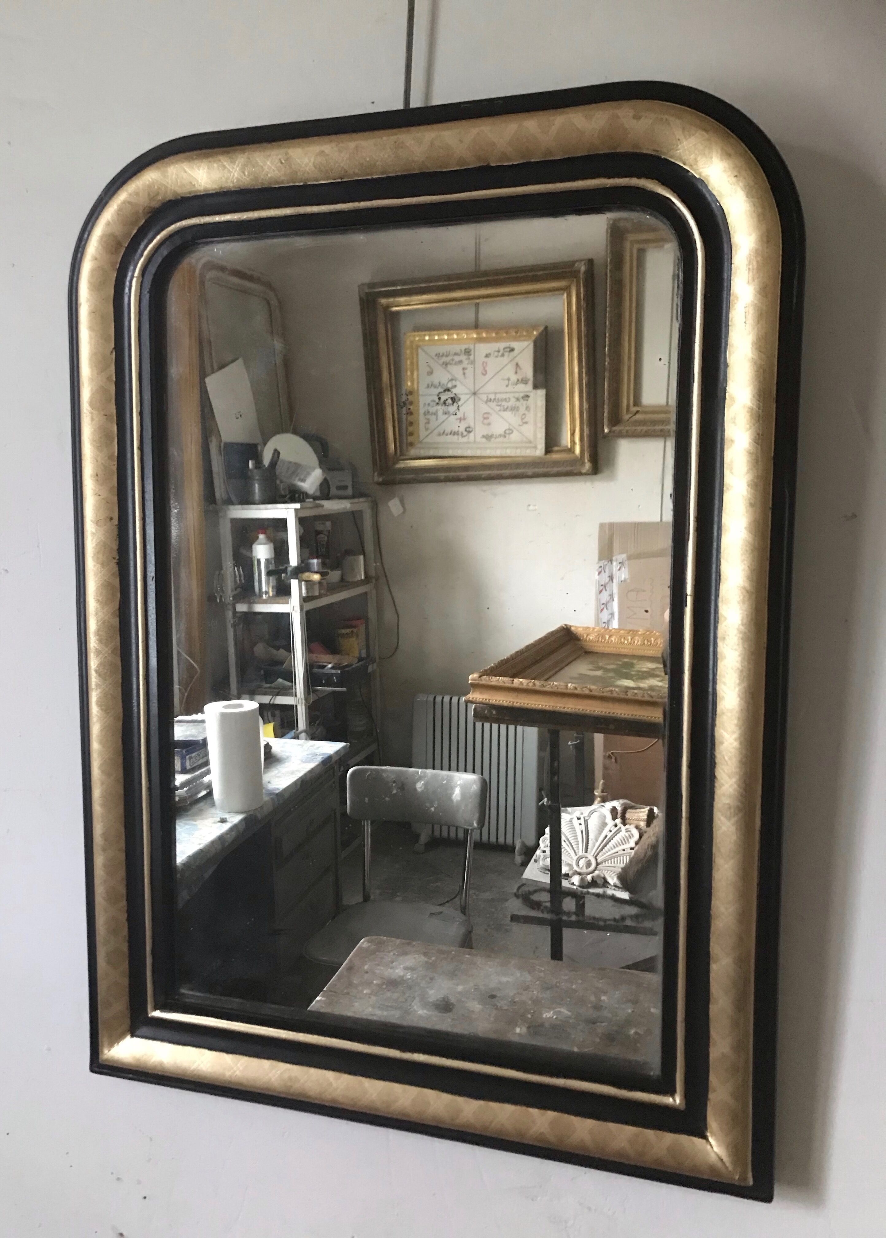 Napoleon III mirror 77 x 57 cm
