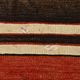 3x7 Multicolor Striped Kilim Rug, Long Wide Anatolian Kilim, 101x195Cm