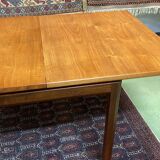 70s English teak table with a butterfly extension