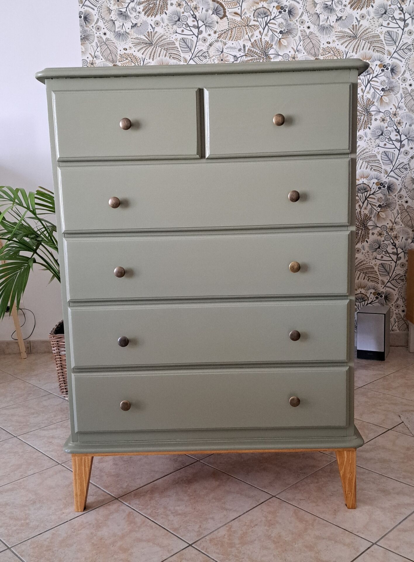 Commode vert Thisted