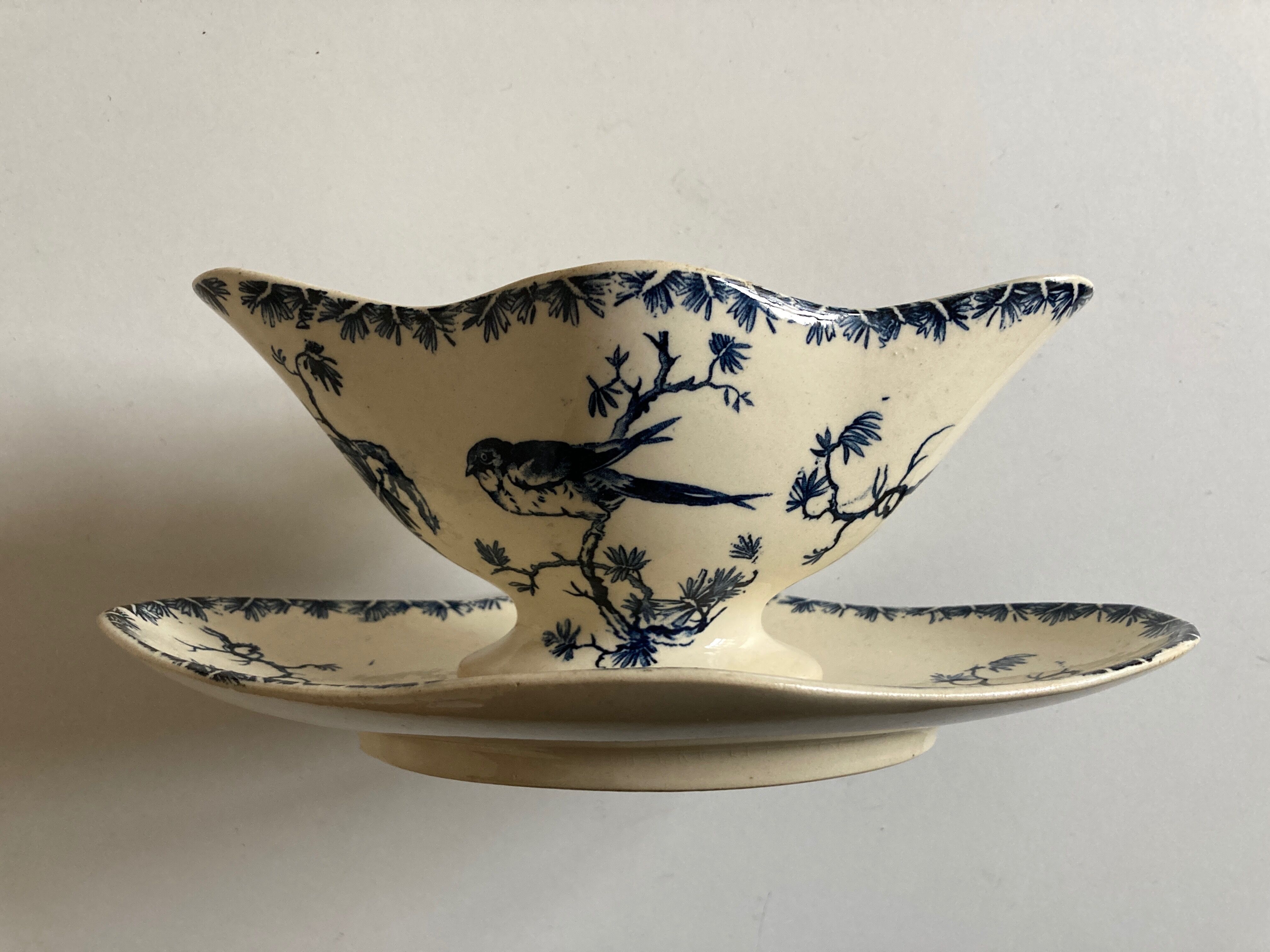 Gien bird décor 1900