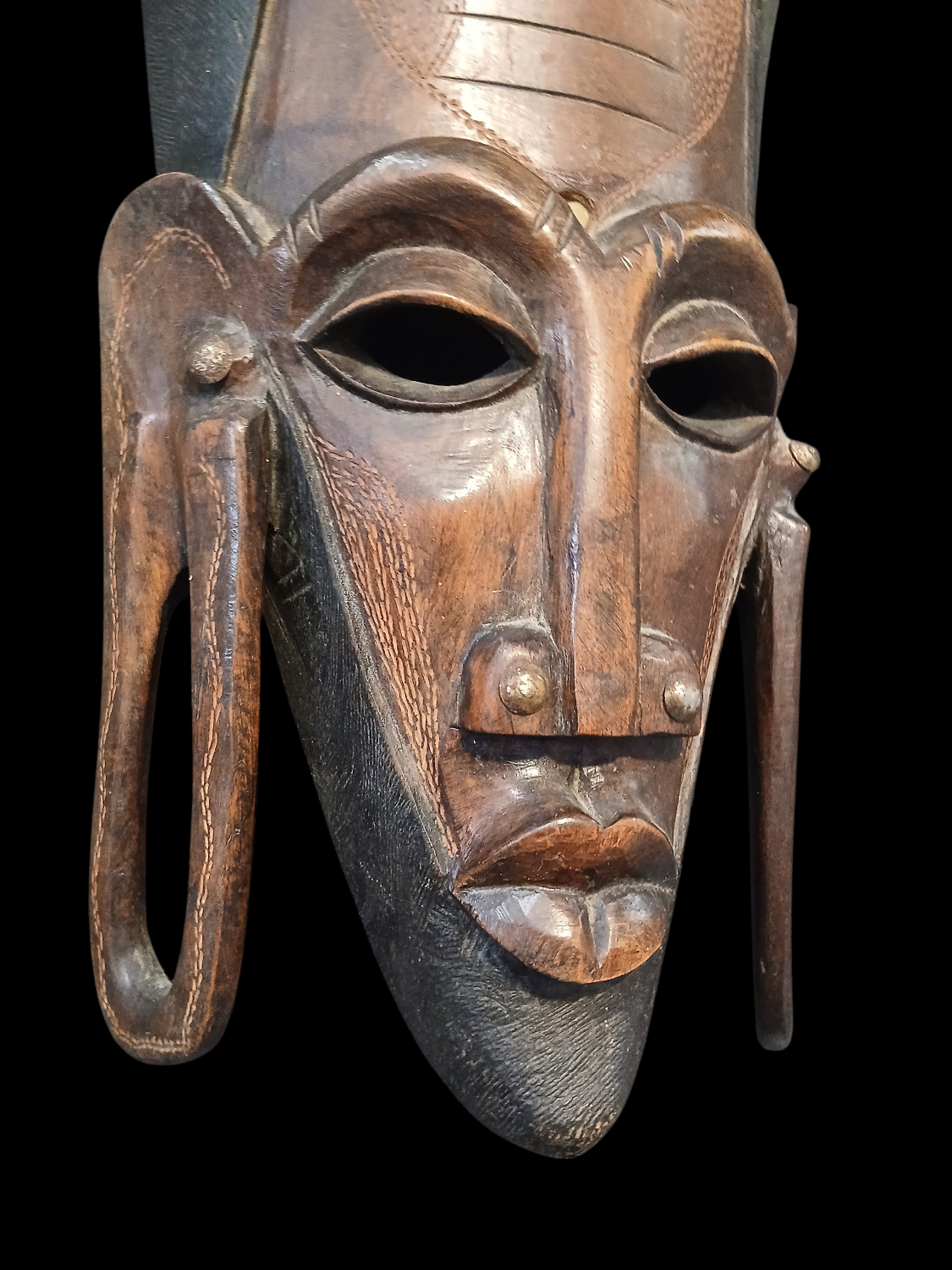 Ancient wooden mask from Kenya