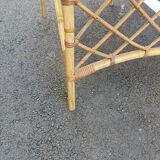 Bureau ancien en rotin vintage XXeme