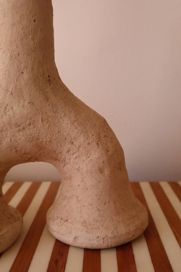 Poterie sculpture en tamegroute brute wabi sabi