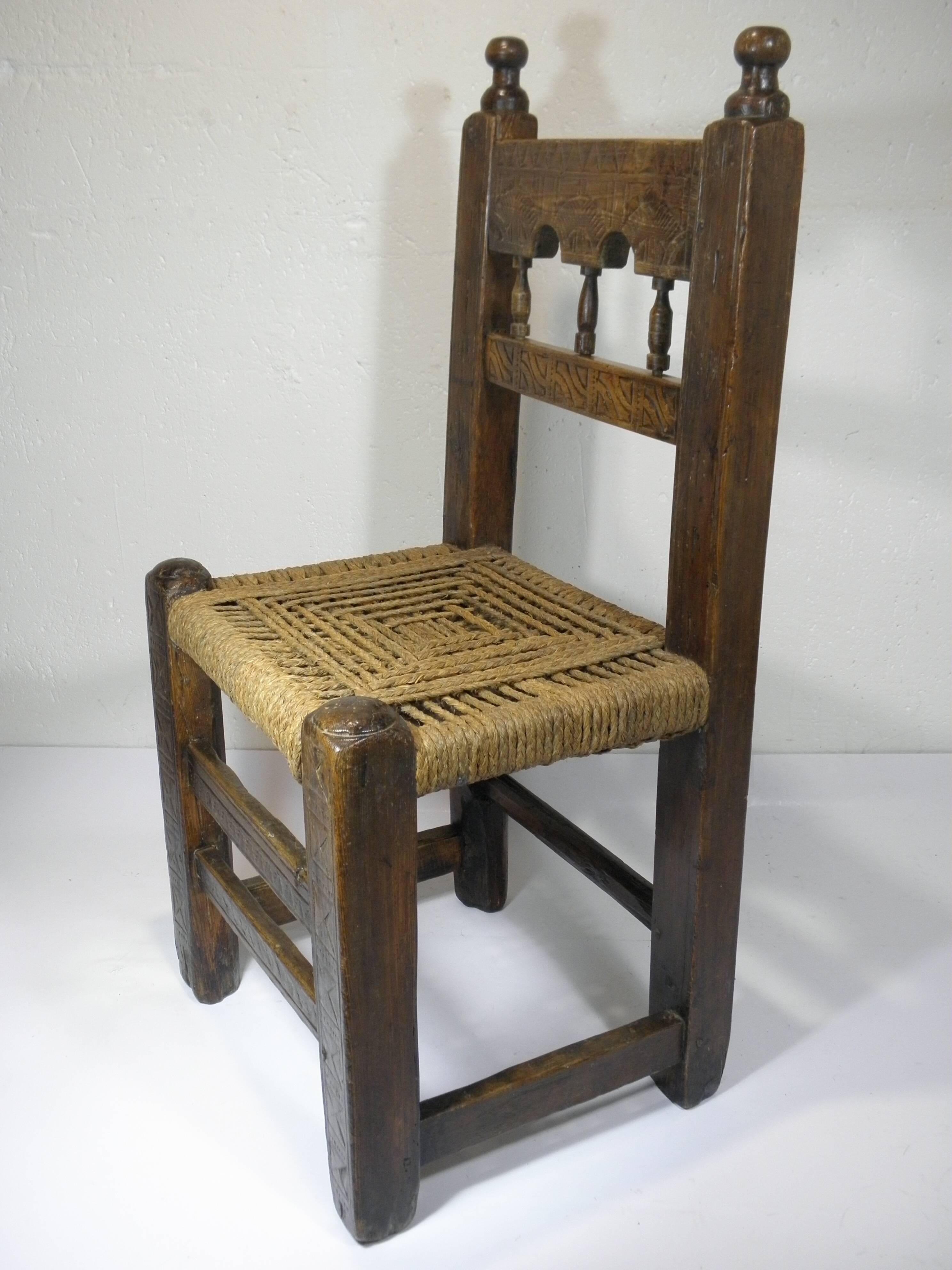 Rustic chair - Folk art - Spain
