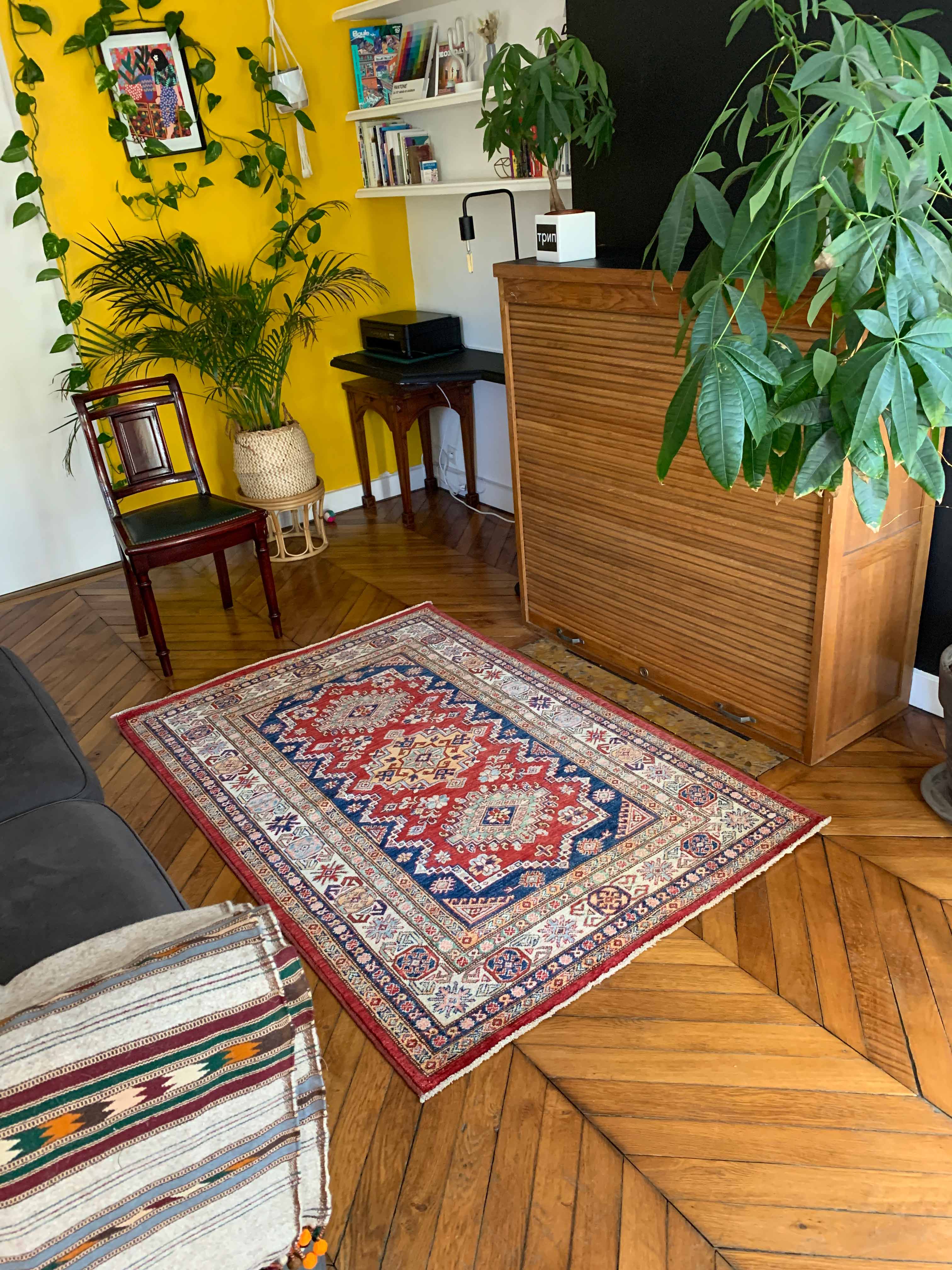 Pakistani carpet Lain - Kazak - 118 x 174 cm