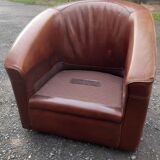 Leather armchair
