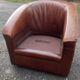 Leather armchair