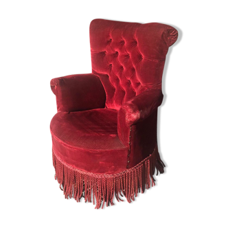 Antique toad armchair