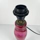 Marbled pink glass lamp base by René Courson (1980/90)