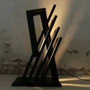 Lampe architecturale des années 80 Fedon R.