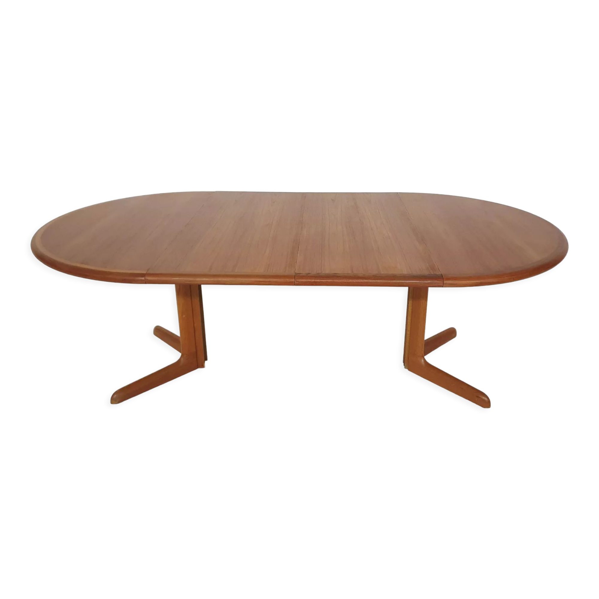 Teak extendable dining table by Niels Otto Moller for Gudme Mobelfabrik, Denmark 1960's