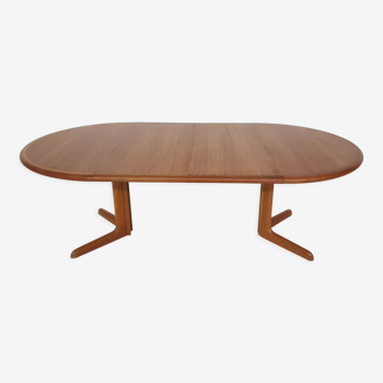 Teak extendable dining table by Niels Otto Moller for Gudme Mobelfabrik, Denmark 1960's
