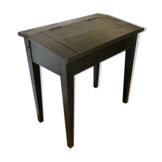 Old black desk