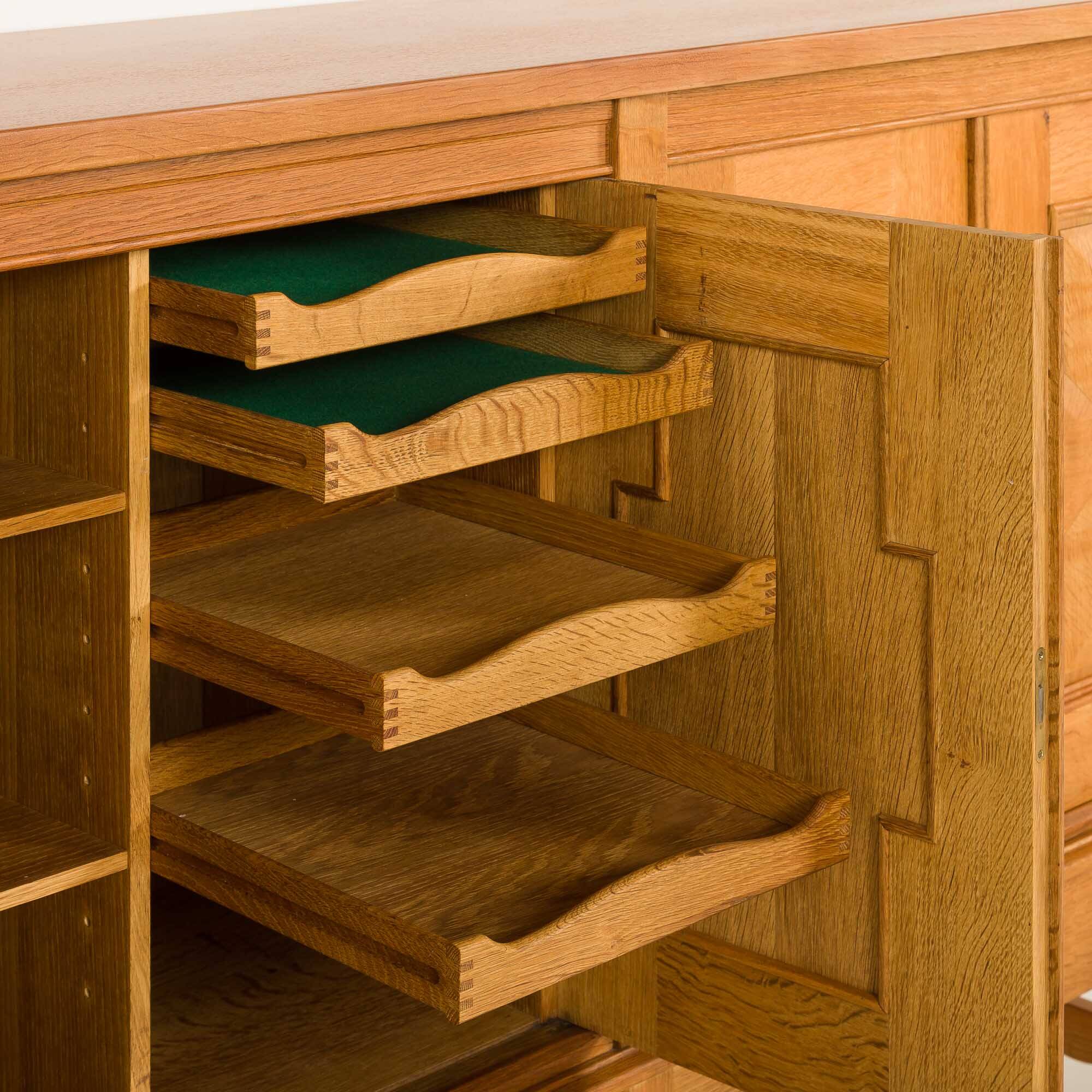 Henning Kjaernulf oak sideboard, 1970s