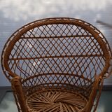 Mini fauteuil rotin