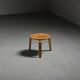 Tabouret bas par Hans Bellmann, éd. Horgen Glarus, Suisse, vers 1950