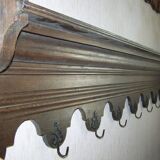 Solid wood wall shelf