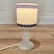 Ensemble de cinq lampes en albâtre design 1950.