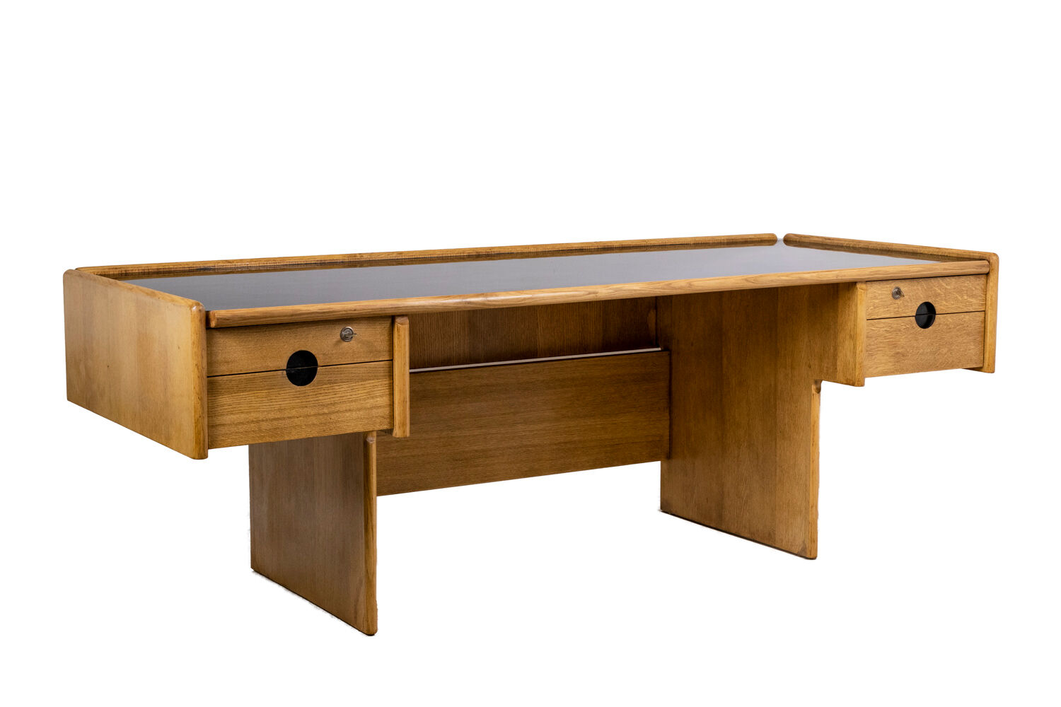 Oak desk, 1970s