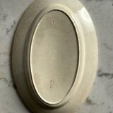 Old floral decor presentation plate