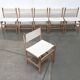 Mid-century Danish Safari dining chairs by Peter Ole Schiønning for Niels Eilersen, set of 6.