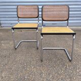 Pair of Cesca B32 chairs by Marcel Breuer