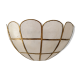 Mother-of-pearl wall sconce