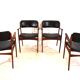 Erik Buck lot de 4 chaises de salle à manger en palissandre OD 50 pour OD Mobler
