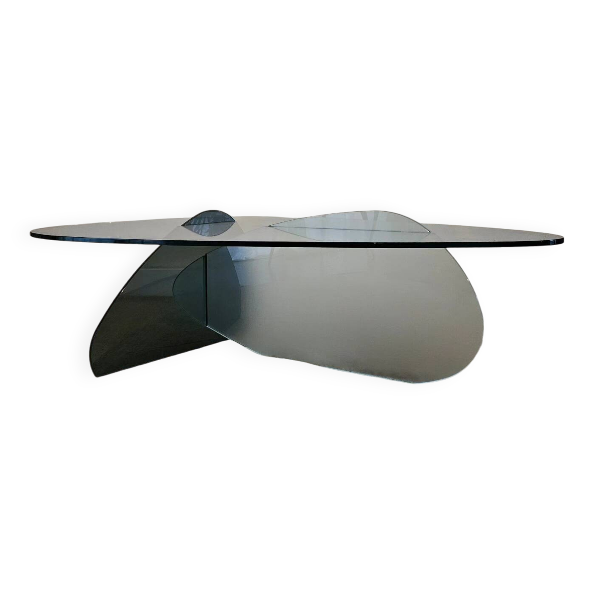 Table basse en verre