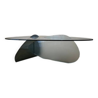 Table basse en verre