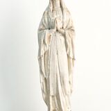 Plaster statue of the Virgin Mary signed Boye and Thomas Toulouse