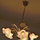 Lustre ceiling lamp design flowers of the 70s