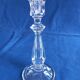 Pair of cut glass candlesticks