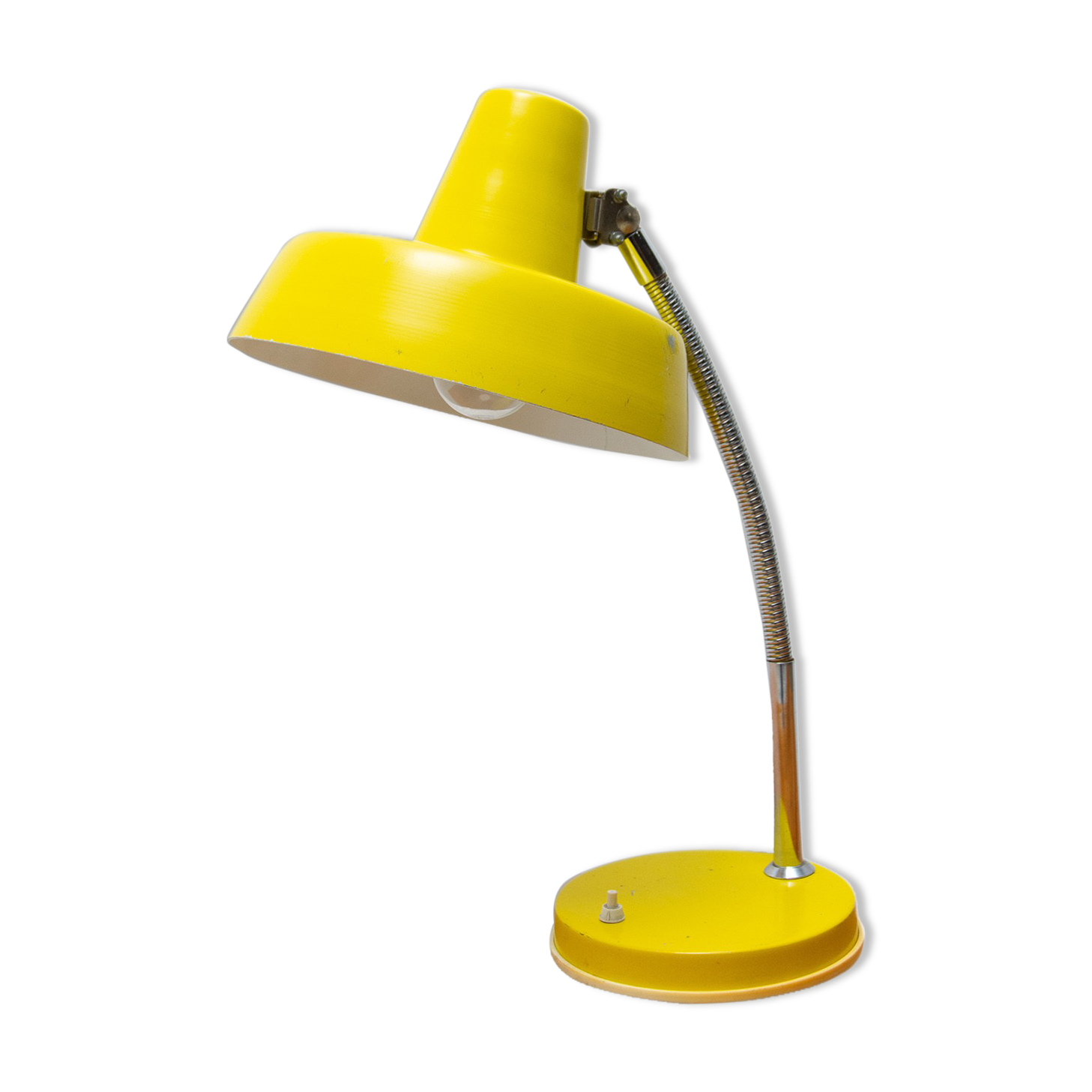 Mid century adjustable gooseneck desk lamp, 1950