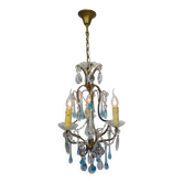 3-light cage chandelier