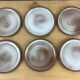 Set of 6 plates in stoneware J&N Pierlot Ratilly